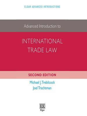 cover image of Advanced Introduction to International Trade Law